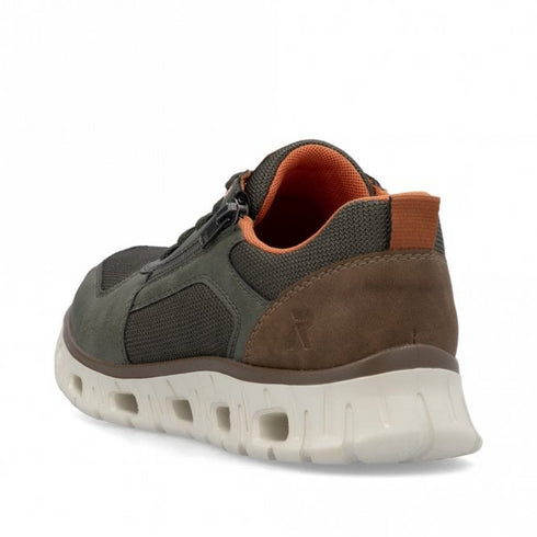 Rieker Zip & Lace Shoes for Men 04301