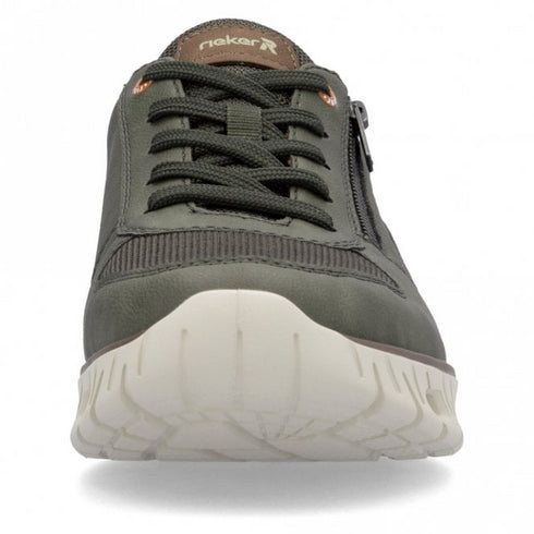 Rieker Zip & Lace Shoes for Men 04301
