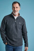 Weird Fish Newark 1/4 Zip Grid Fleece – Men’s Warm Recycled Polyester Pullover 19102