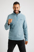 Weird Fish Newark 1/4 Zip Grid Fleece – Men’s Warm Recycled Polyester Pullover 19102