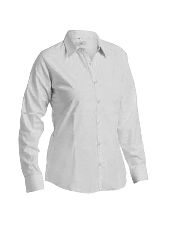 Hunter Long Sleeve School Blouse - White 660NV