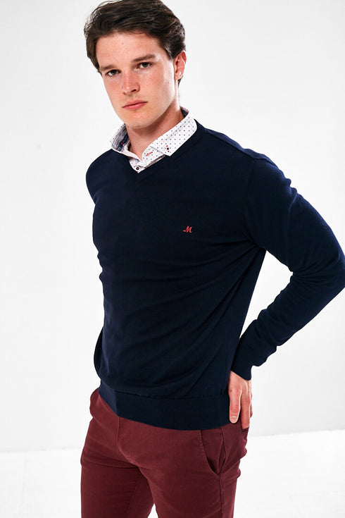 Mineral Azenha V-Neck Knit - ML351083