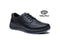 G Comfort Wide Fit Waterproof Lace-Up Shoes R-1283 | Men's Black Leather Comfort Footwear