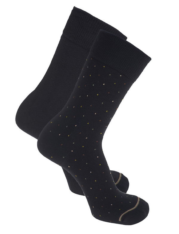 Vedoneire Men's Pin Cotton Socks S004 - 2 Pack