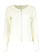 Zabaione Women’s Ab44sintha Off-White Patterned Jacket – Zip Closure Round Neck - KY-451-0032-2