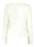 Zabaione Women’s Ab44sintha Off-White Patterned Jacket – Zip Closure Round Neck - KY-451-0032-2