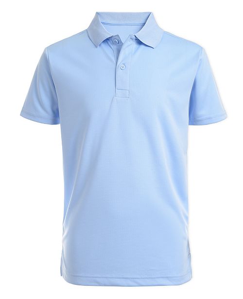 Hunter Blue School Polo (No Crest, No Logo Branding)