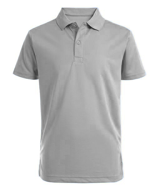 Hunter Grey School Polo (No Crest, No Logo Branding)