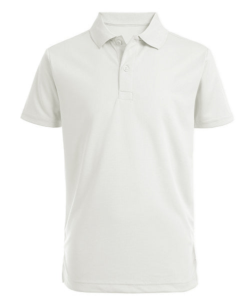 Hunter White School Polo (No Crest, No Logo Branding)