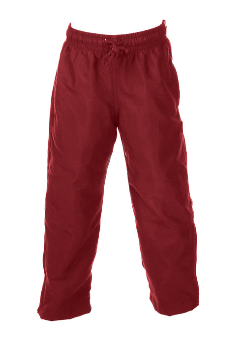 Trampass 5095 Microfibre Tracksuit Jogger Bottoms (No Logo/Crest) - Wine/Maroon