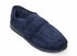 Padders Wrap 429 Men's Navy Wide-Fit Slippers - Easy-Access Velcro Closure with Memory Foam Comfort