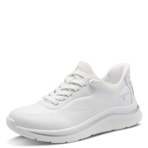 Tamaris Comfort 8-83730-45 White Step-In Hands-Free Wide Fit Trainers