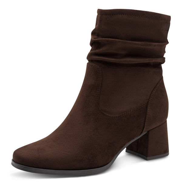 Tamaris Comfort Wide Fit Slouch Ankle Boot 8-85301-47 - Mocca