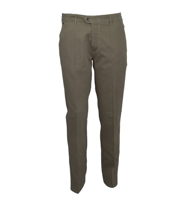 Brühl Men's Venice B Turn DO Regular Fit Trousers Dark Beige 186270 230