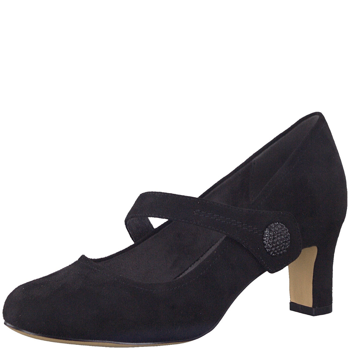 22473 Jana Womens Softline Strap Heel Court Shoe 8-22473-41 – Dervans Fashions