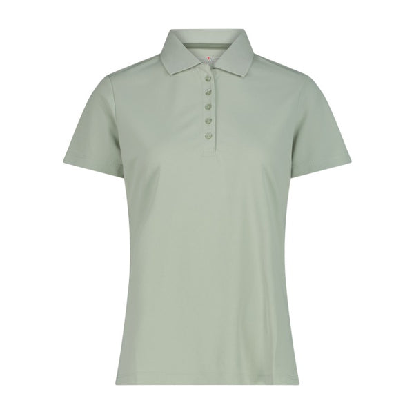 CMP Womens Pistacchio Technical Breathable Dry Function Outdoor Polo Shirt 3T59676