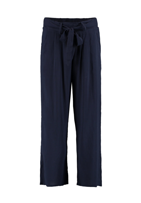 Hailys Women’s Ci44ra Navy Culottes – 100% EcoVero Viscose 3/4 Length Trousers – WAL-1908009-2