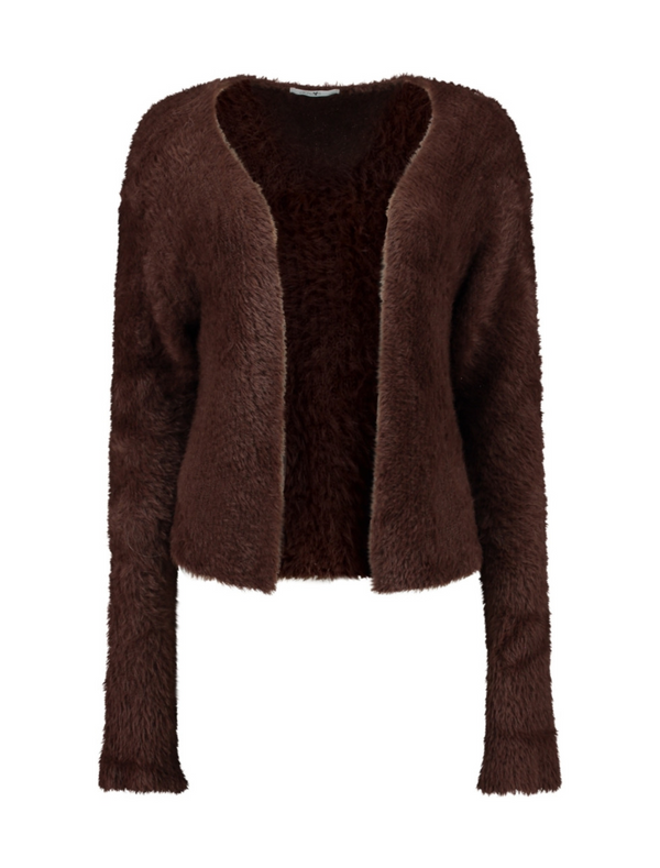 Hailys AD441 Fleece Cardigan — Women’s Long Sleeve Open Front Layer DLR-2507022