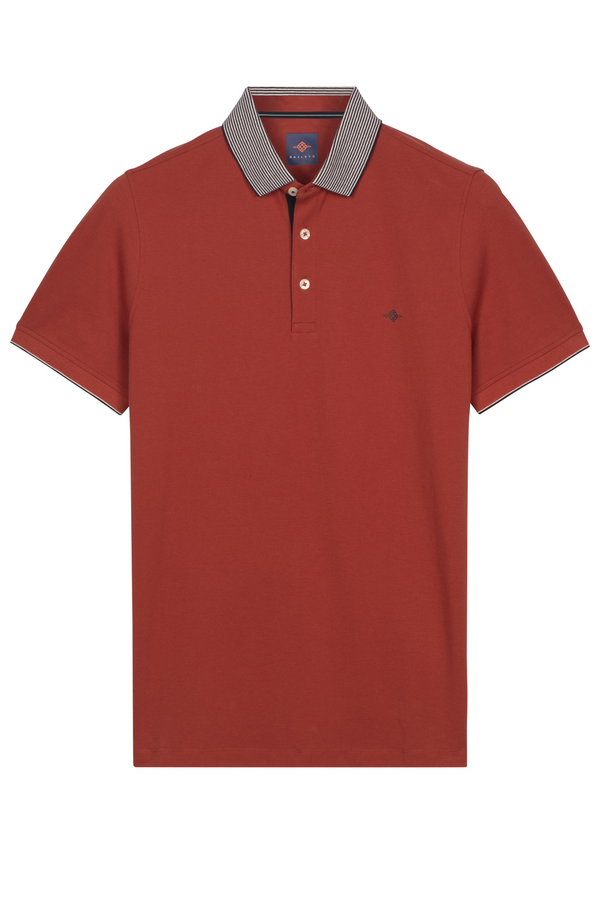 Bailys Menswear Men's Terra Solid Piqué Modern Fit Polo Shirt 615210 34