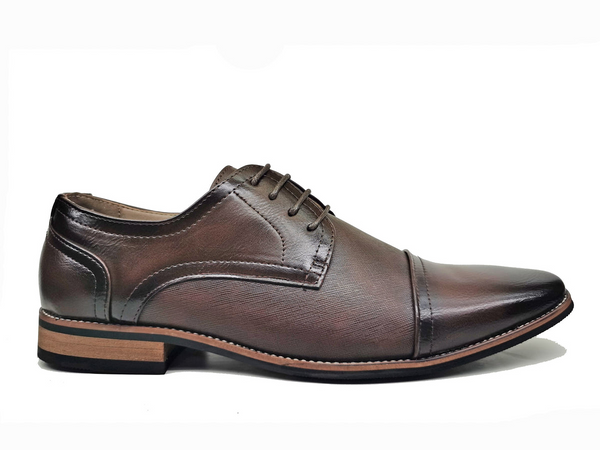 Marcozzi Mens Amsterdam Oak Laced Dress Shoe with Refined Detailing