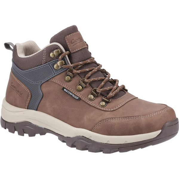 Cotswold Mens Brown Overbury 40540-75716 Waterproof PU Hiking Boot