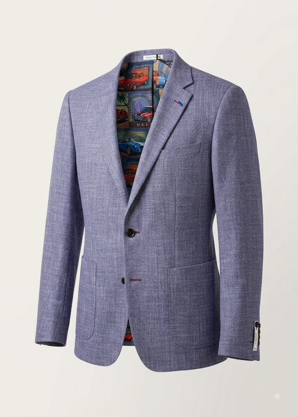 White Label Mens Jordan Tapered Fit Purple Sports Jacket 85120