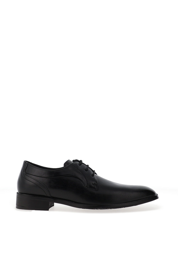 Brent Pope Twizel Laced Formal Shoe TWIZEL COAL - Coal Black