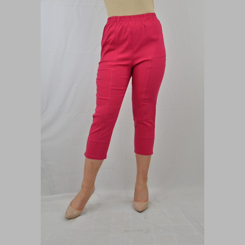 Pomodoro Stretch Bengaline Crop Trousers