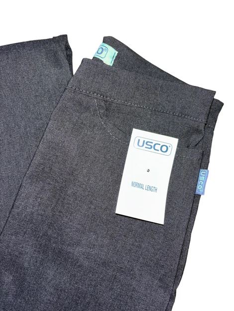 USCO Bengaline Wide Leg Trousers USCOT - Mid Grey