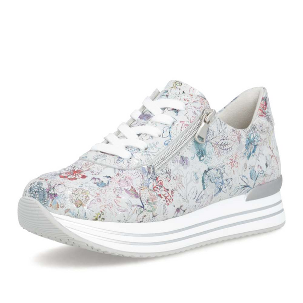 Remonte | D1326-90 Gray Suede Women's Sneakers