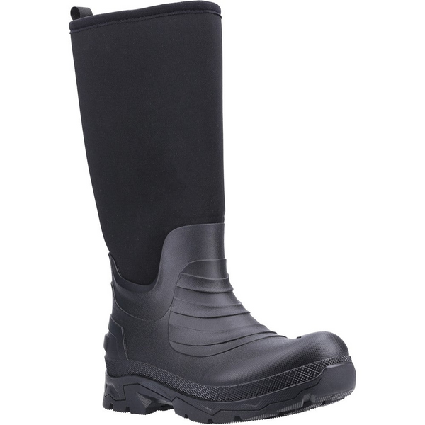 Cotswold Mens Black Kenwood 32910 Waterproof Neoprene Wellington Boot