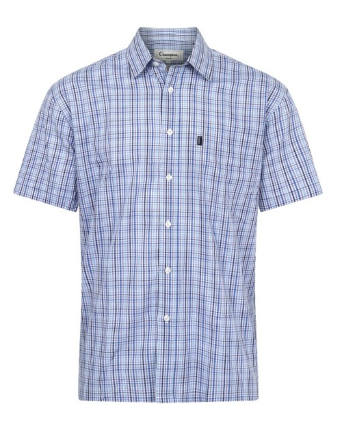 Champion Poole Blue Short Sleeve Shirt 308-3108