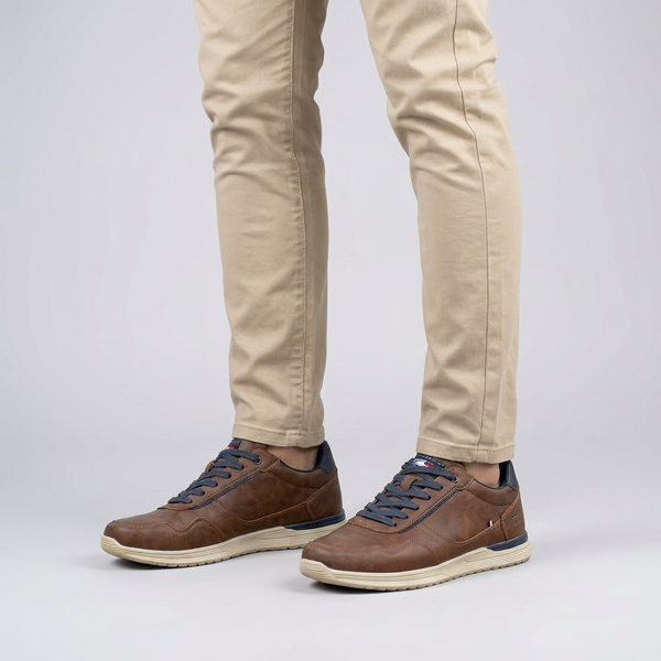 Tommy Bowe Concept Twenty Four Laced Tobacco Trainer — Regular Fit