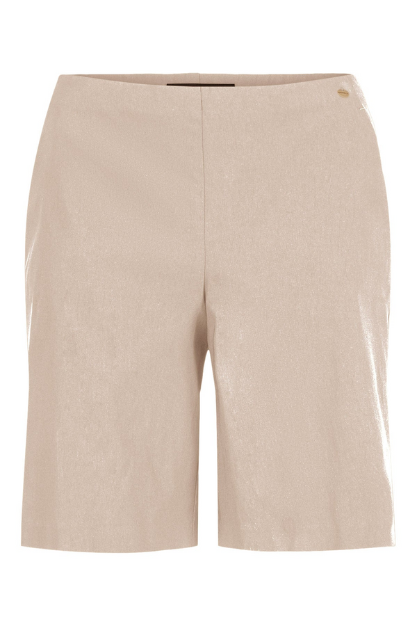 Robell Emma 04 Trousers Cream 11 Relaxed Fit Pull-On Elastic Waist Bengaline 24cm 53527